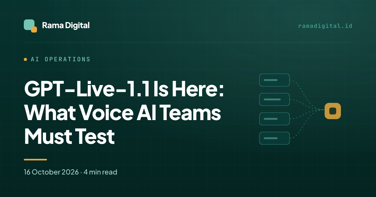 GPT-Live-1.1 Is Here: What Voice AI Teams Must Test