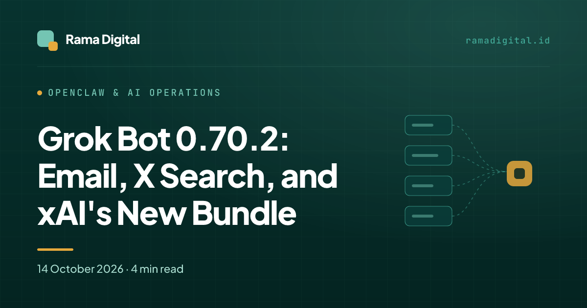 Grok Bot 0.70.2: Email, X Search, and xAI's New Bundle