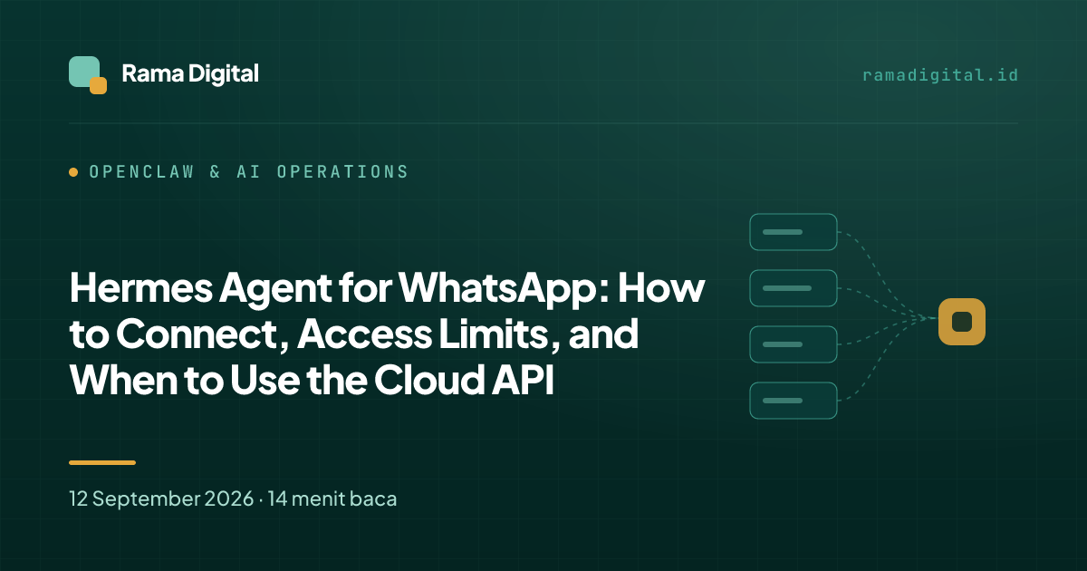 Hermes Agent for WhatsApp: How to Connect, Access Limits, and When to Use the Cloud API