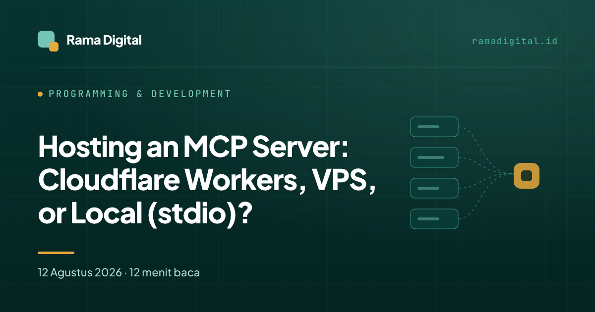 Hosting an MCP Server: Cloudflare Workers, VPS, or Local (stdio)?