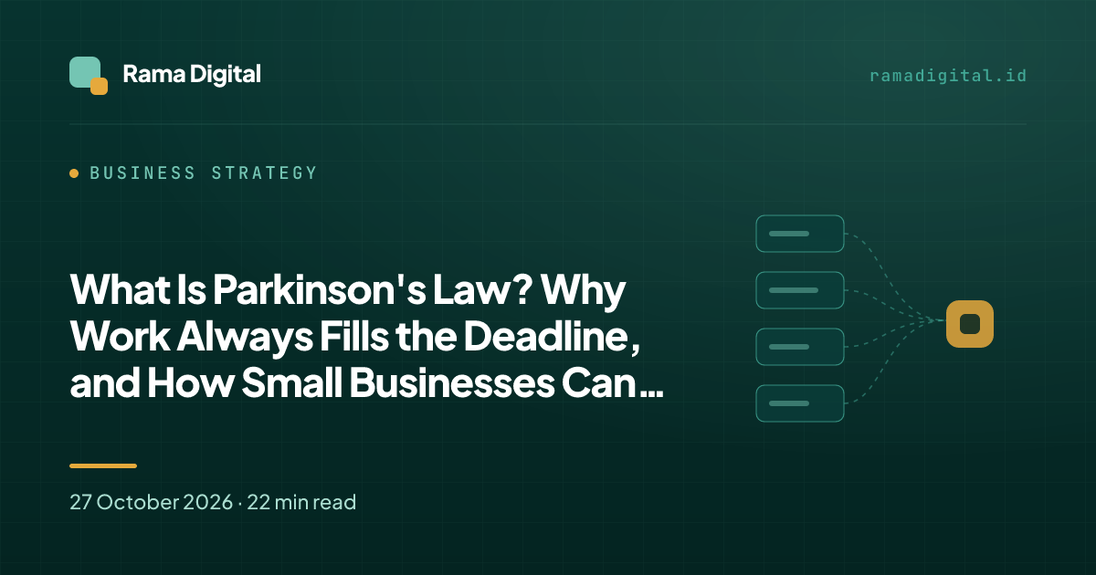 What Is Parkinson's Law? Why Work Always Fills the Deadline, and How Small Businesses Can Push Back