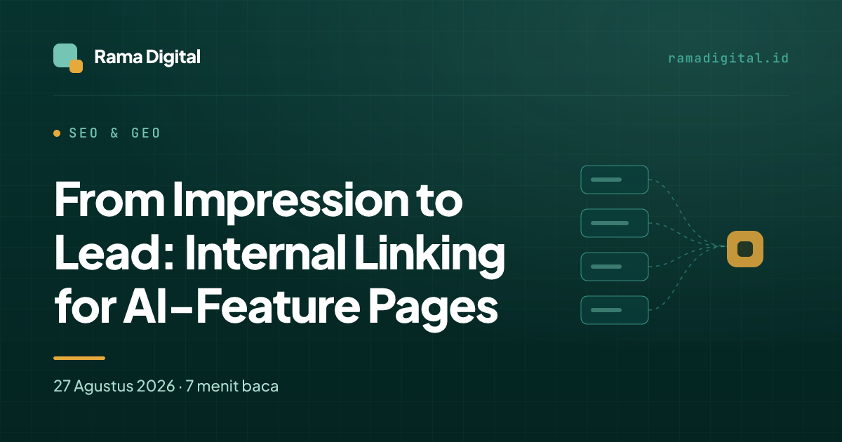 From Impression to Lead: Internal Linking for AI-Feature Pages