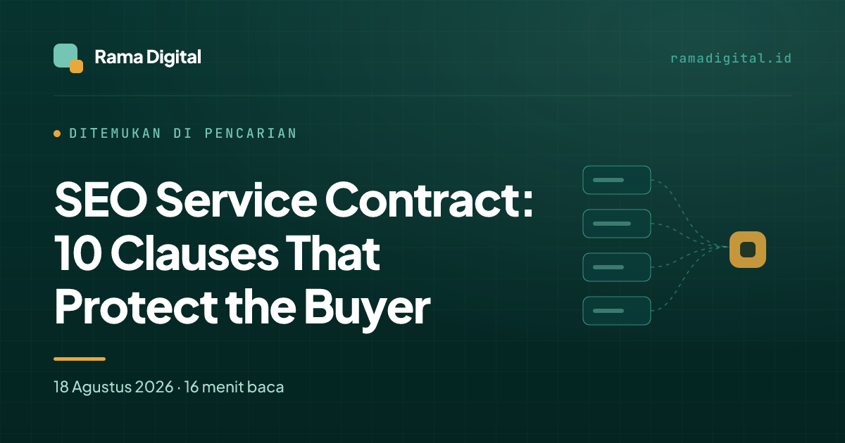 SEO Service Contract: 10 Clauses That Protect the Buyer