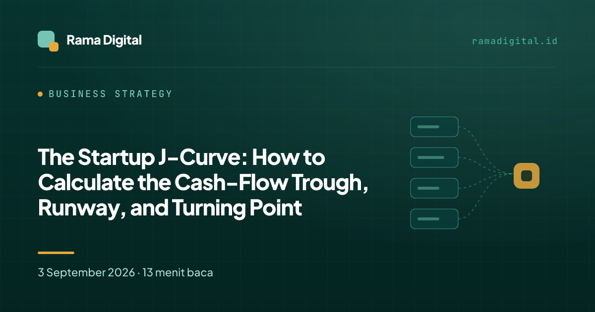 The Startup J-Curve: How to Calculate the Cash-Flow Trough, Runway, and Turning Point