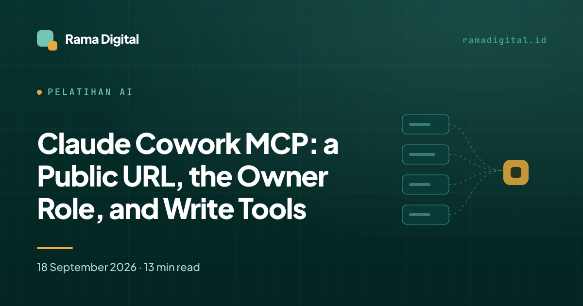 Claude Cowork MCP: a Public URL, the Owner Role, and Write Tools