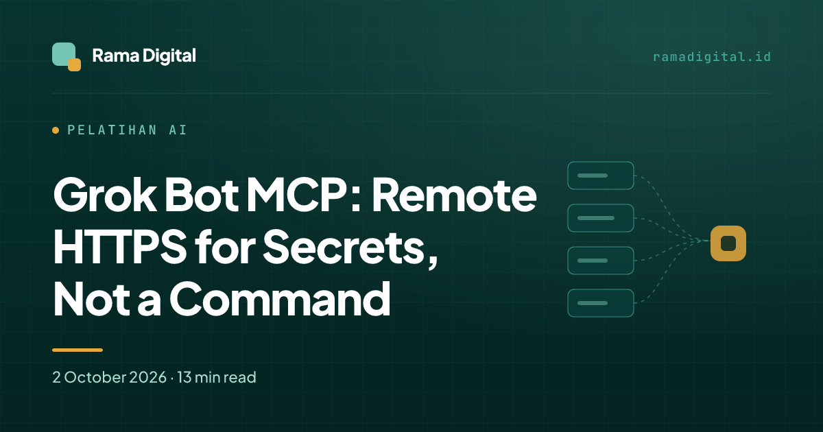 Grok Bot MCP: Remote HTTPS for Secrets, Not a Command