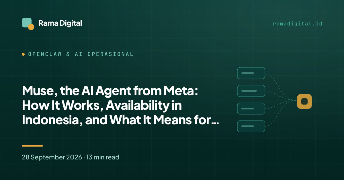 Muse, the AI Agent from Meta: How It Works, Availability in Indonesia, and What It Means for WhatsApp Businesses