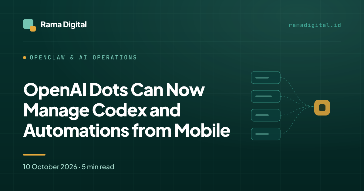 OpenAI Dots Can Now Manage Codex and Automations from Mobile