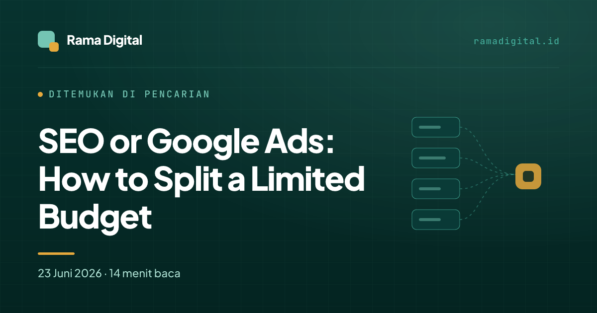 SEO or Google Ads: How to Split a Limited Budget