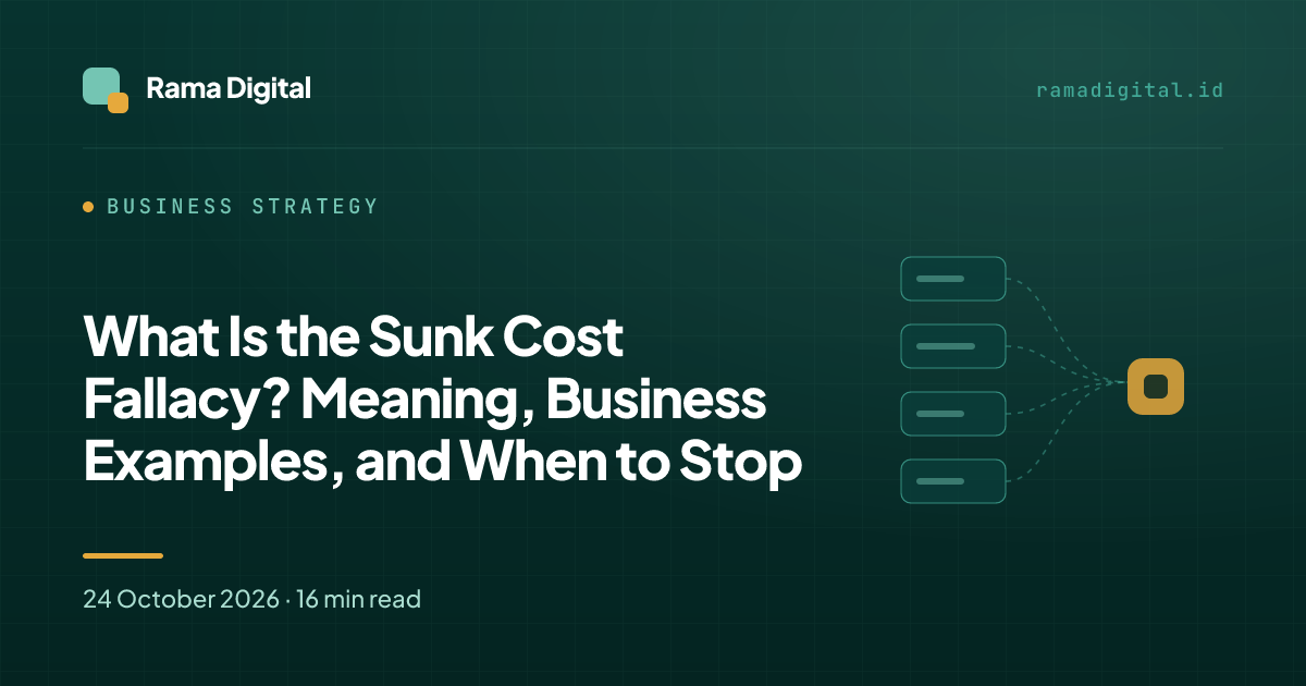 What Is the Sunk Cost Fallacy? Meaning, Business Examples, and When to Stop