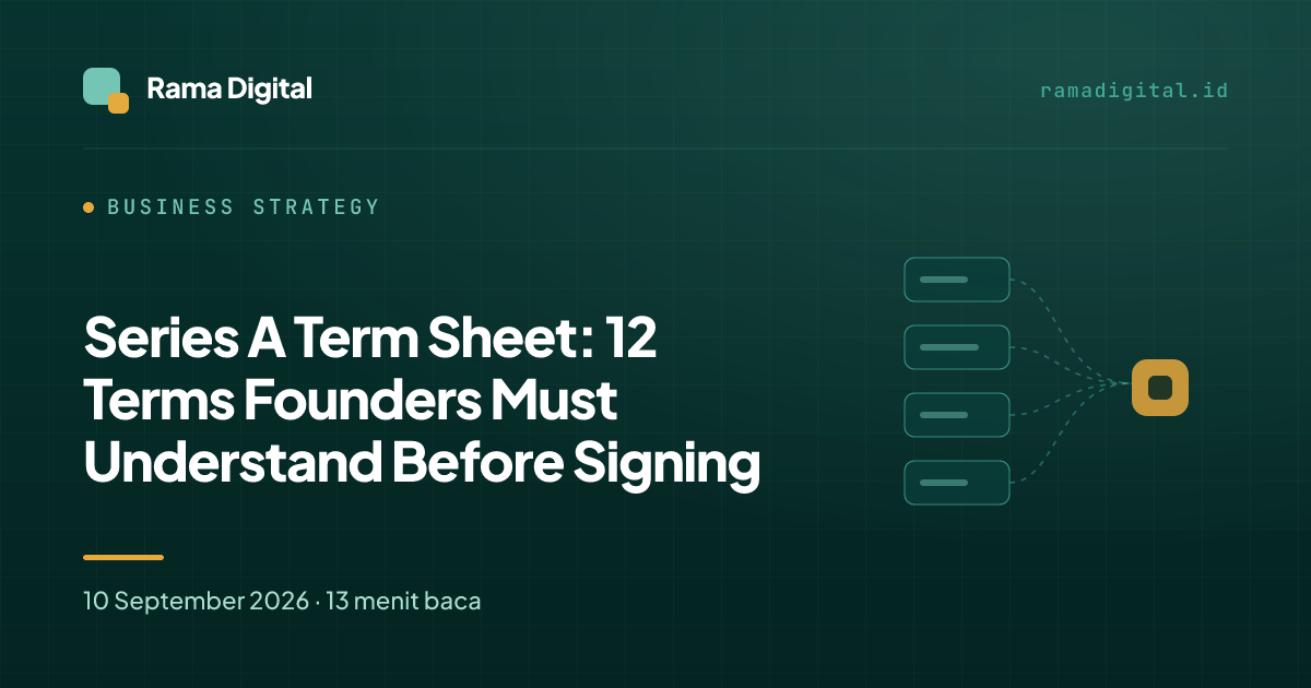 Series A Term Sheet: 12 Terms Founders Must Understand Before Signing