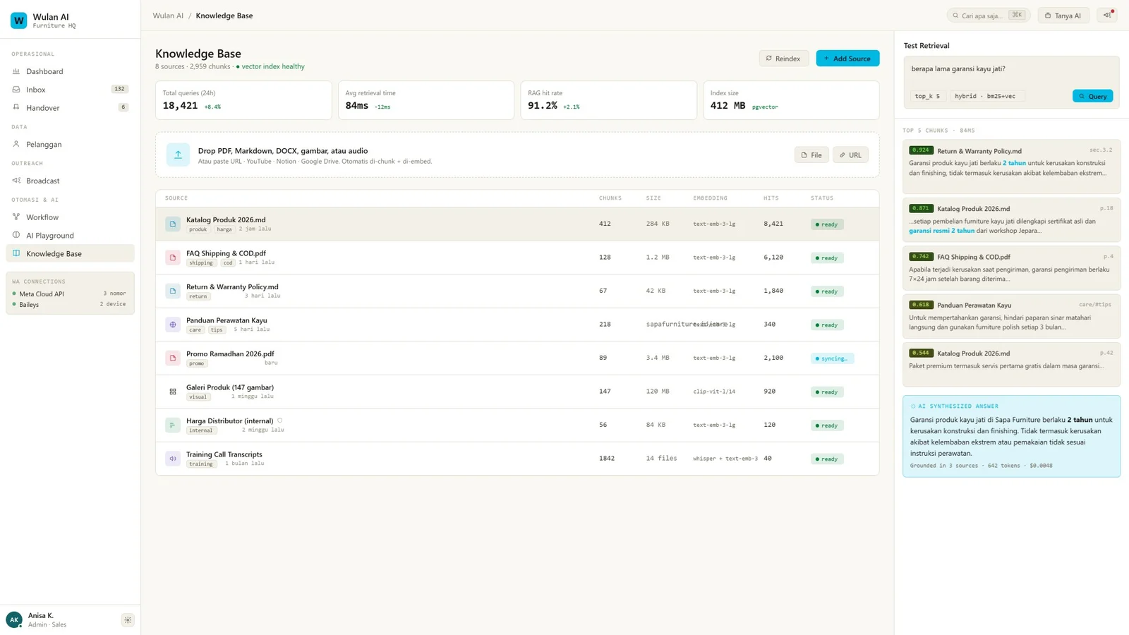 Knowledge base untuk OpenClaw CRM Operating System