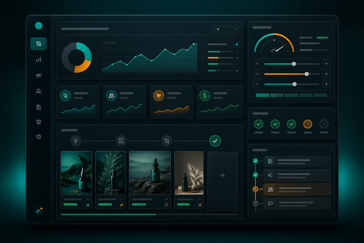 Dashboard visual OpenClaw Meta Ads Operating System